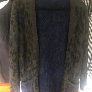 Zara leopard print cardigan
